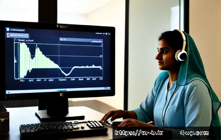 Home 13 뇌파 데이터의 보안 문제 - Photorealistic cybersecurity scene in a modern Pakistani medical research clinic, a South Asian fema...